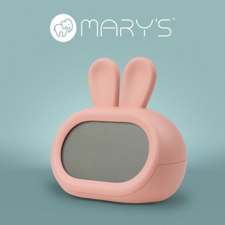 MARY'S laikrodis-žadintuvas RABBIT, Pink, MW20729 
