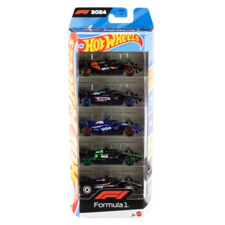 HOT WHEELS Penkių F–1 automodeliukų rinkinys, JGF58 