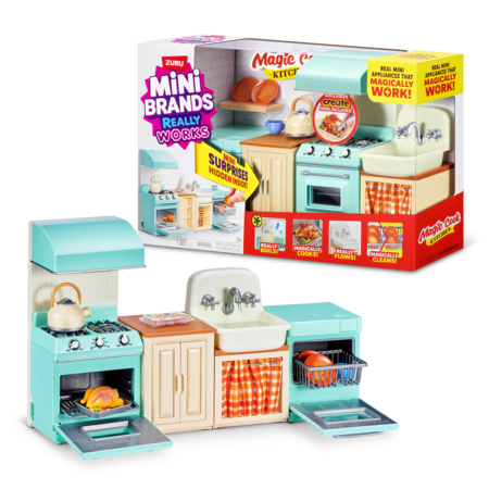 MINI BRANDS miniatiūrų rinkinys Magic Cook Kitchen, 77858 