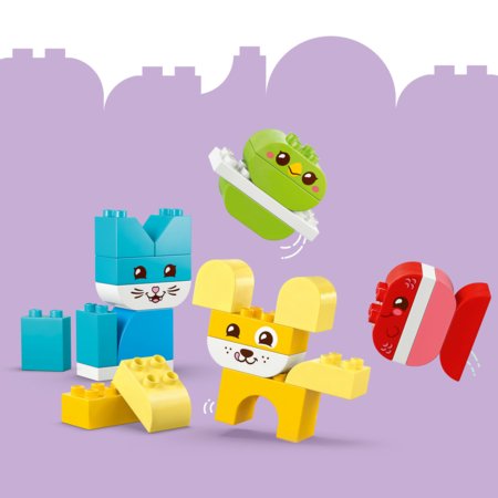 10477 LEGO® DUPLO® mano pirmieji „3 in 1“ kūrybiški gyvūnėliai 