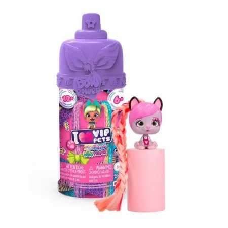 VIP PETS figūrėlių rinkinys įvaizdžio kūrimui Mini Fans Bow Power, asort., 714076IM3E 