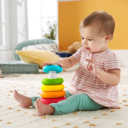 FISHER-PRICE bokštelis Supk ir statyk eko pakuotėje, GRF09 GRF09