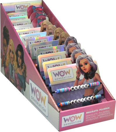 WOW GENERATION apyrankės su žinute, 2 vnt., WOW00008 