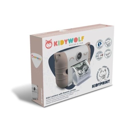 KIDYWOLF momentinis fotoaparatas su terminiu spausdinimu Kidyprint, KIDYPRINT-PE 
