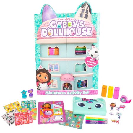 GABBY'S DOLLHOUSE Miniatures kūrybinis rinkinys, 70-0004 