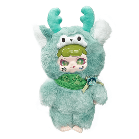 MIYOO 2 pliušinė lėlė su viniliniu veiduku, 20 cm, asort, YL0334 