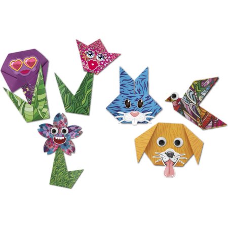 MOXY kūrybinis rinkinys Origami Gėlės/Gyvūnai, asort.,  100096 