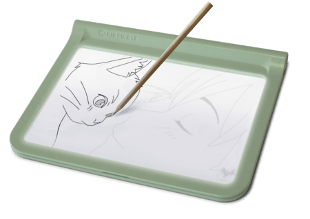KIDYWOLF šviečianti dvipusė piešimo planšetė, KIDYDRAW-PRO  