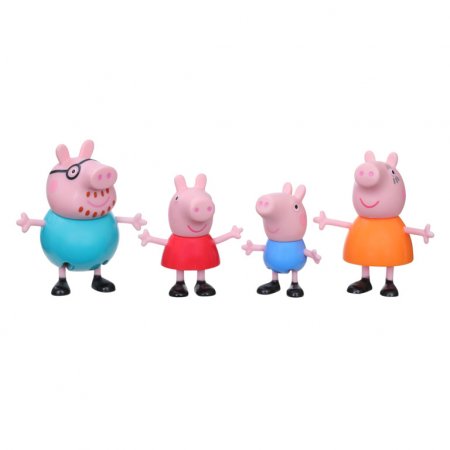 PEPPA PIG figūrėlių rinkinys Pepa šeima, 4 vnt.,  asort., F21715L0 F21715L0