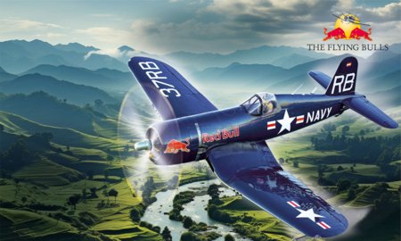 REVELL F4U-4 Corsair: Flying Bulls 25th anniversery lėktuvas, 05641 