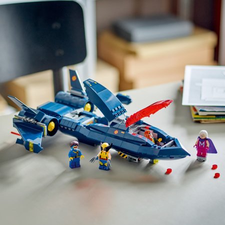 76281 LEGO® Super Heroes Marvel Iksmenų X-Reaktyvinis Lėkuvas 