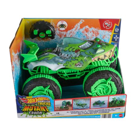 HOT WHEELS MONSTER TRUCKS RC automodelis – Mutant Chaos Mega Wrex, JMM76 