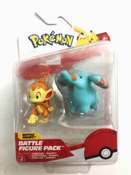 POKEMON Phanpy ir Chimchar veiksmo figūrėlės, 2 vnt, PKW4063 