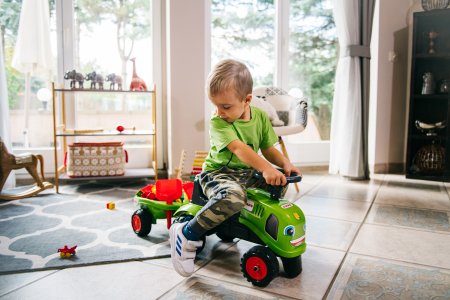 FALK traktoriukas-paspirtukas Claas su priekaba,  212C 212C