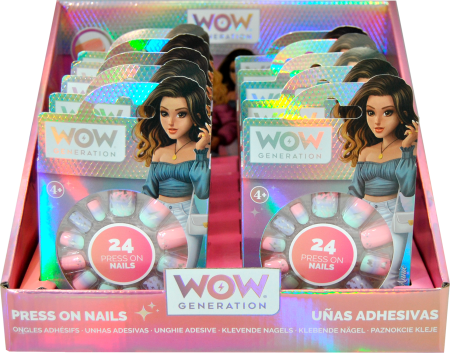 WOW GENERATION priklijuojami nagai, 24 vnt., WOW00019 