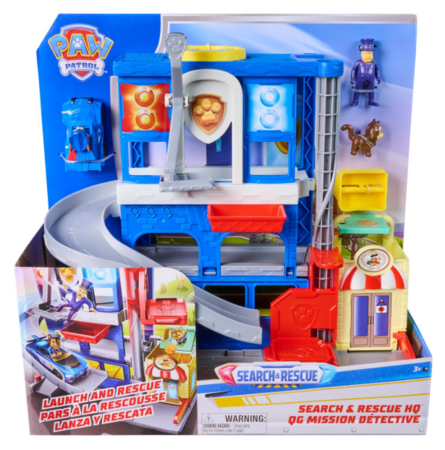 PAW PATROL žaidimų rinkinys Search & Rescue Pup Squad HQ, 6074775 
