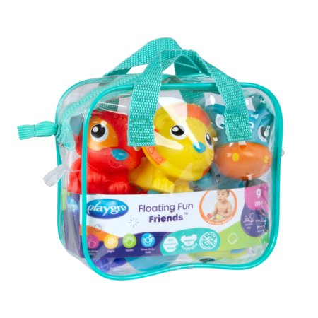 PLAYGRO vonios žaislų rinkinys Floating Fun Friends, 0189202 