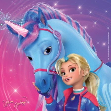 RAVENSBURGER dėlionė Unicorn Academy Magic and Friendship, 3x49 det., 12004163 