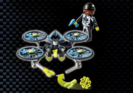 PLAYMOBIL Top Agents Dr. Drone's Command Base, 9250 9250