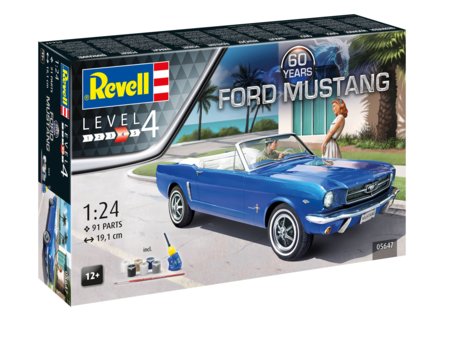 REVELL 1:24 modelis Ford Mustang 60th Anniversary, 05647 