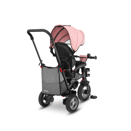 LIONELO sulankstomas triratukas TRIS, Candy rose/Grey, LO-TRIS 