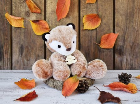 DOUDOU ET COMPAGNIE minkšta lapė 25cm, HO3071 