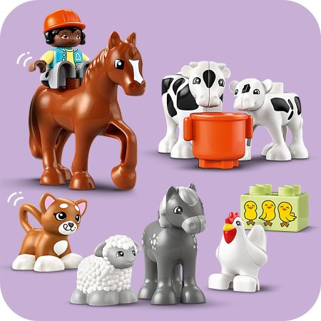 10416 LEGO® DUPLO Town Gyvūnų Priežiūra Ūkyje 