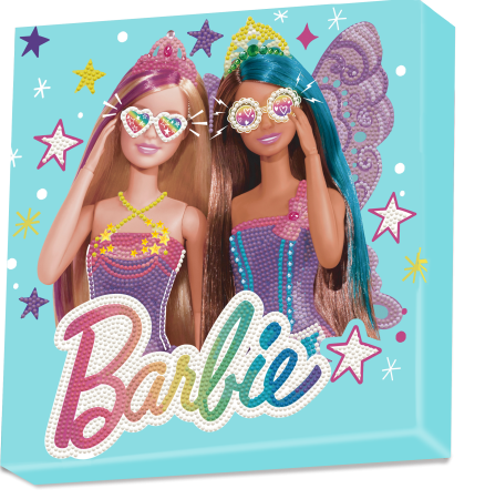DIAMOND DOTS kūrybinis rinkinys piešimas deimantais Barbie Fantasy, 2779 deimantai, DBX.093 DBX.093