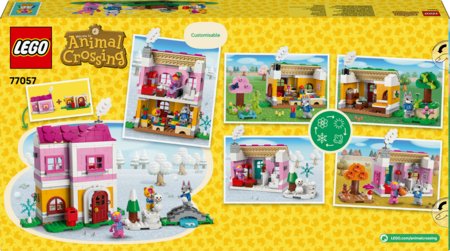 77057 LEGO® Animal Crossing™ Kūrybiniai namai: smagūs metų laikai 