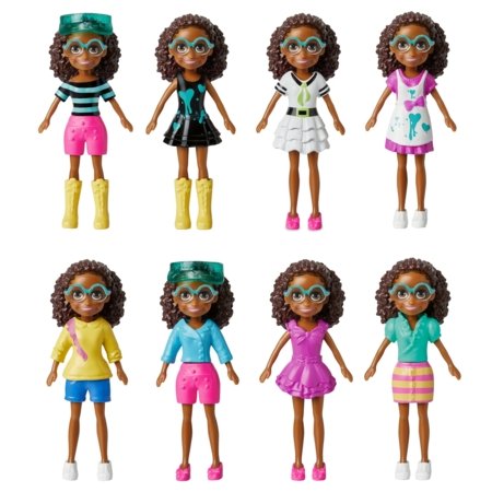 POLLY POCKET vidutinio dydžio mados rinkinys asort, HKV88 HKV88