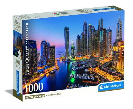 CLEMENTONI HQC dėlionė Dubajuas, 1000 d., 39911 