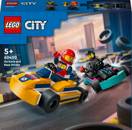 60400 LEGO® City Gokartai Ir Lenktynininkai 