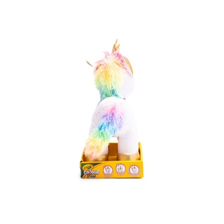 CRAYOLA spalvinamas pliušinis žaislas Color Me Plush - Unicorn, 4026316 