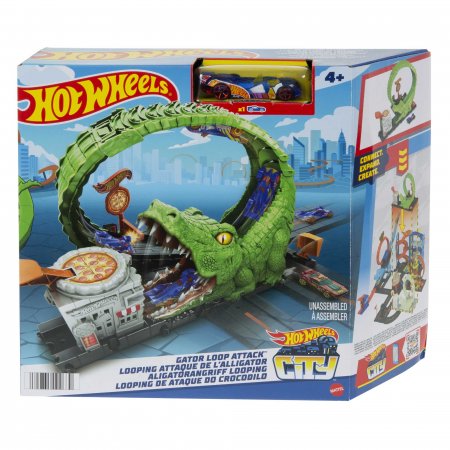 HOT WHEELS City Nemesis Gator Pizza Shop, HKX39 HKX39
