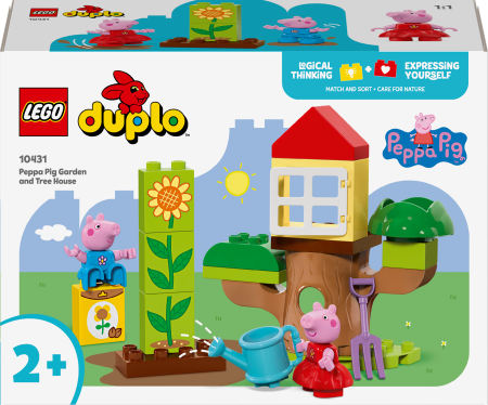 10431 LEGO® DUPLO® Kiaulytės Pepos sodas ir namelis medyje 