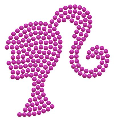 DIAMOND DOTS kūrybinis rinkinys piešimas deimantais Barbie, DTZ10.011 DTZ10.011