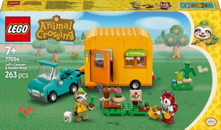 77054 LEGO® Animal Crossing™ Leif furgonas ir sodo prekių parduotuvė 