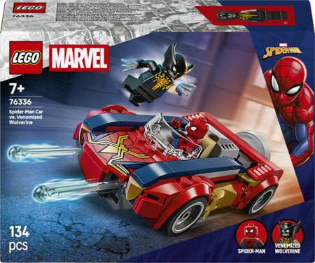 76336 LEGO® ǀ Marvel Žmogaus voro automobilis prieš venomizuotą Ernį 