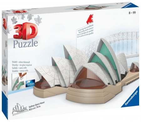 RAVENSBURGER 3D dėlionė Sydney Opera, 216d., 11243 11243