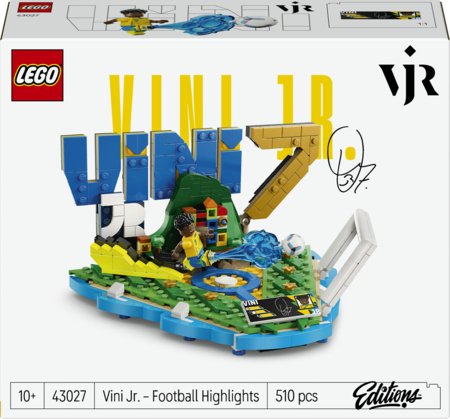 43027 LEGO® Editions Vini Jr. – svarbiausi futbolo įvykiai 