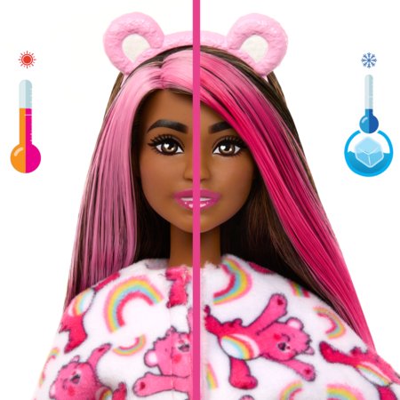 BARBIE Cutie Reveal Care Bears siurprizų rinkinys Cheer Bear, JCN95 