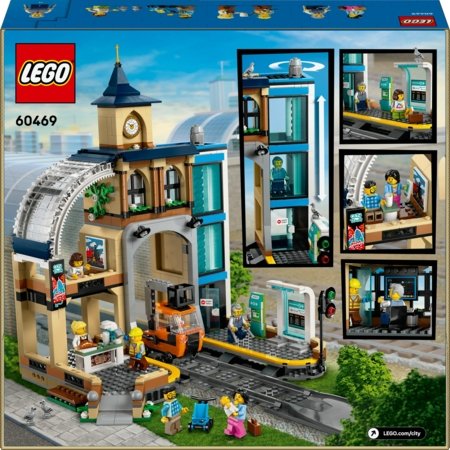 60469 LEGO® City Trains Centrinė traukinių stotis 