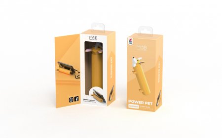 MOB DESIGN išorinė baterija 4800 mAh Power Pets Corgi, PP-CORG-01 PP-CORG-01