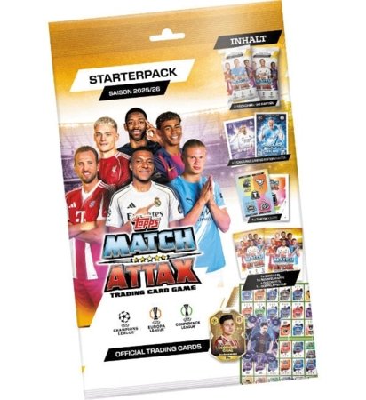 TOPPS kortelės 2026 Match Attax Starter Pack, 76914 