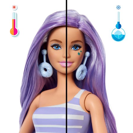 BARBIE Pop Reveal rinkinys – Purple Hair, Sweet Tears serija, JFY60 