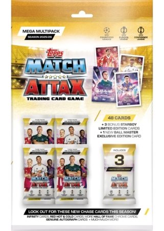 TOPPS kortelės 2026 Match Attax Mega Multipack, 76938 