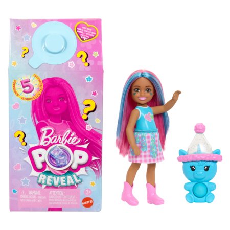 BARBIE Čelse's Pop Reveal Animal Party siurprizų rinkinys, JCN89 