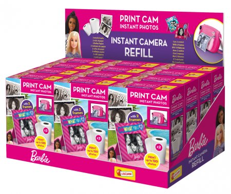 LISCIANI BARBIE momentinio fotoaparato fotojuostelės papildymas Print Cam, 97968 97968