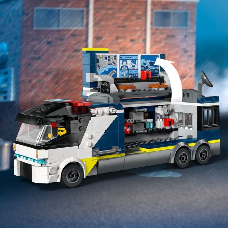 60418 LEGO® City Policijos Mobiliosios Nusikaltimų Tyrimo Laboratorijos Sunkvežimis 