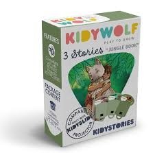 KIDYWOLF istorijų rinkinys Džiunglių knyga, 3 istorijos projektoriui KIDYSLIDE, KIDYSTORIES-JB 